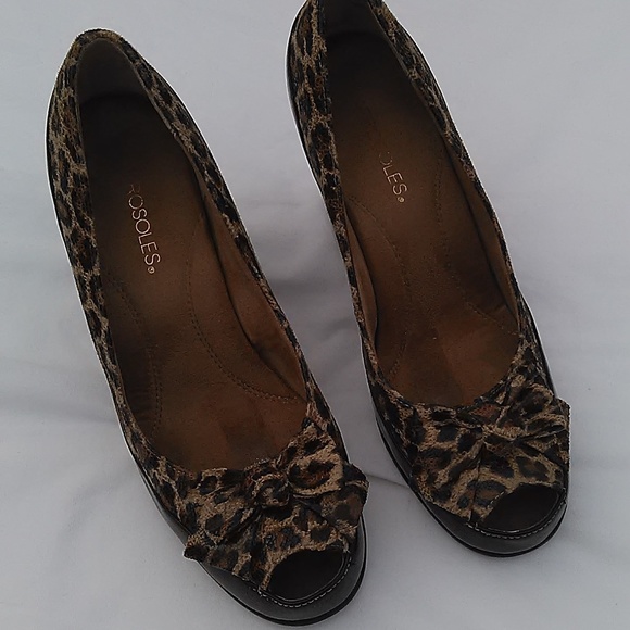 AEROSOLES Shoes - AEROSOLES NWOB Animal Print Shoes Wedges